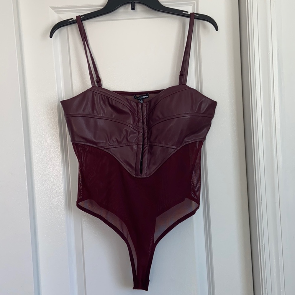 Corset bodysuit.